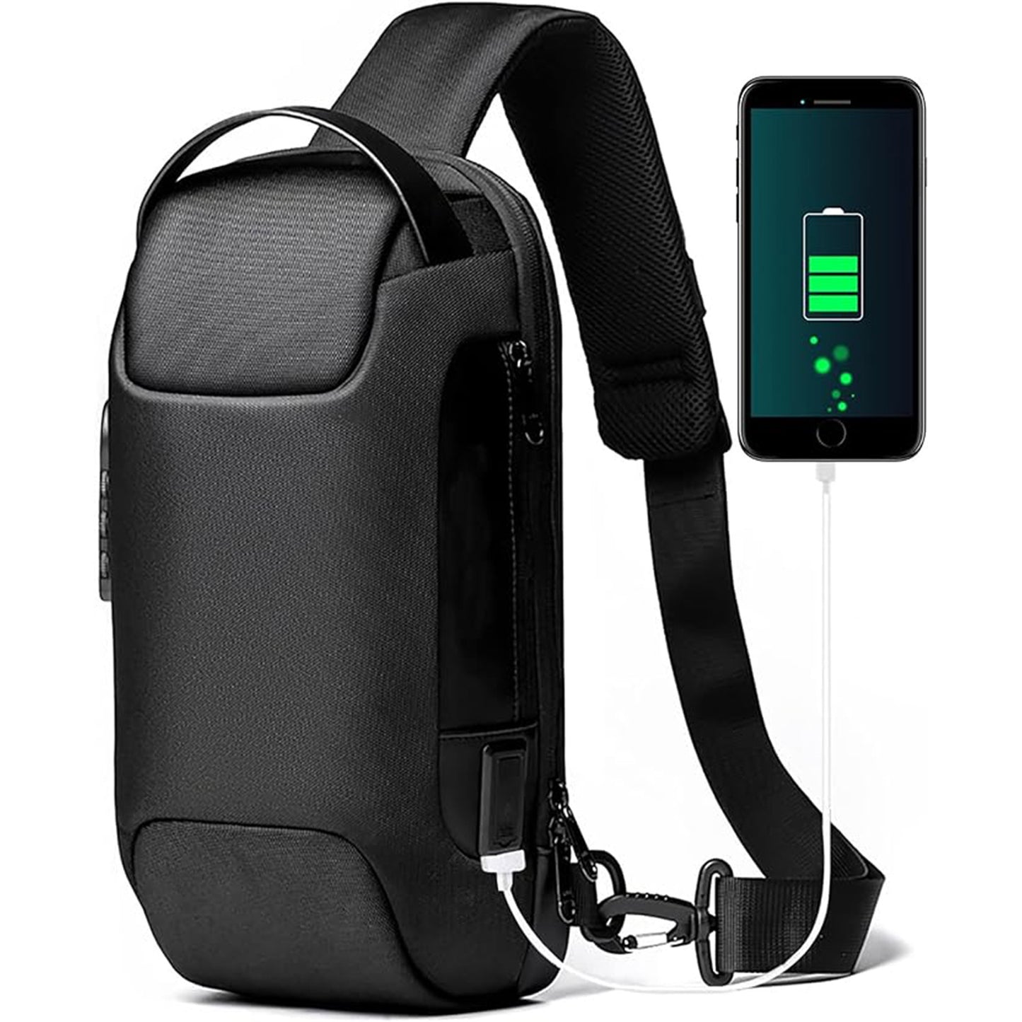 Anti theft Password Oxford Cloth Sports Messenger Bags Shoulder