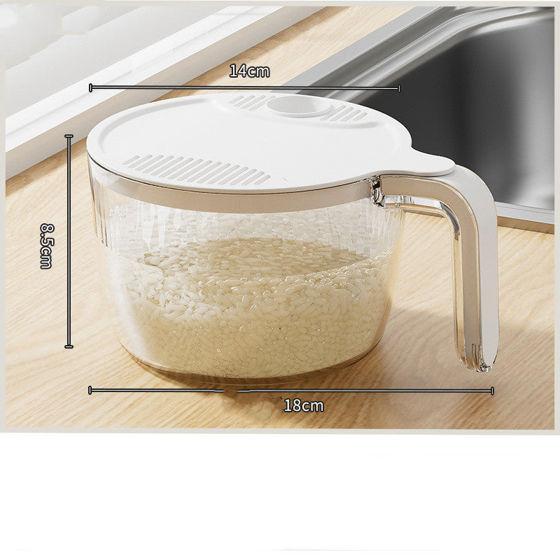 Multifunctional Drainage Basin For Domestic Kitchen Rice Fruit Washing