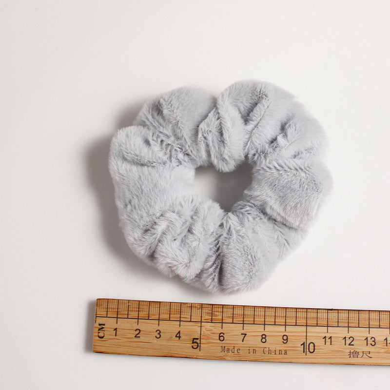 Girly cute plush Hair Scrunchie