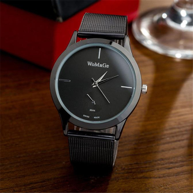 Mode Legierung Gürtel Mesh Minimalistischen Stil relogio feminino saat Uhr für frauen