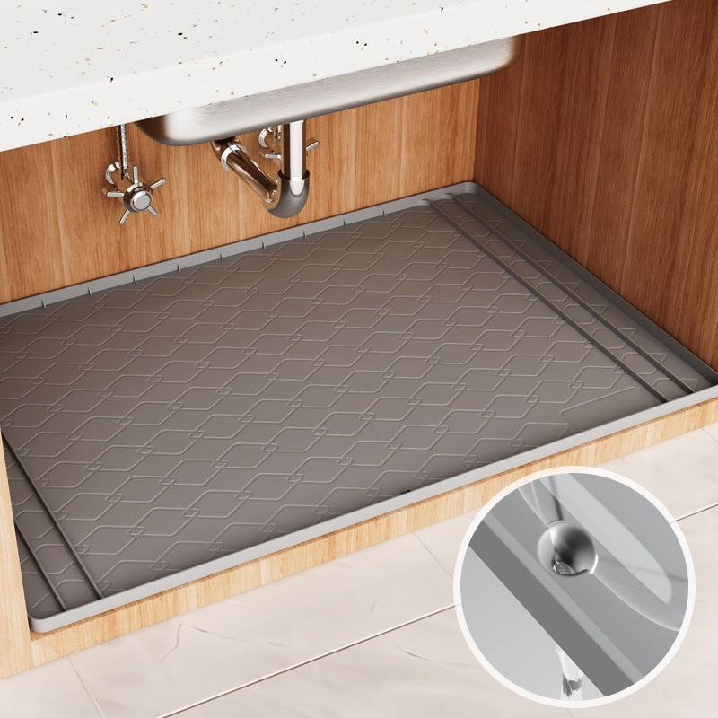 Sink Mat Cabinet Pad Silicone Stain-resistant Waterproof Cabinet Protective Pad