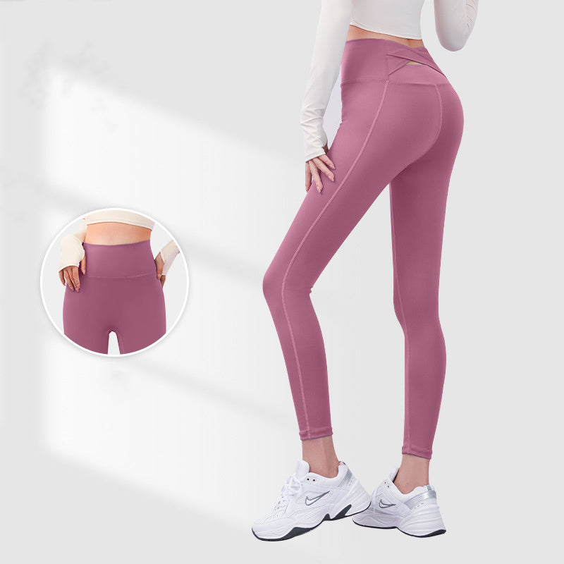 Fitness-Yogahosen, Bauchkontrolle, Leggings für Damen