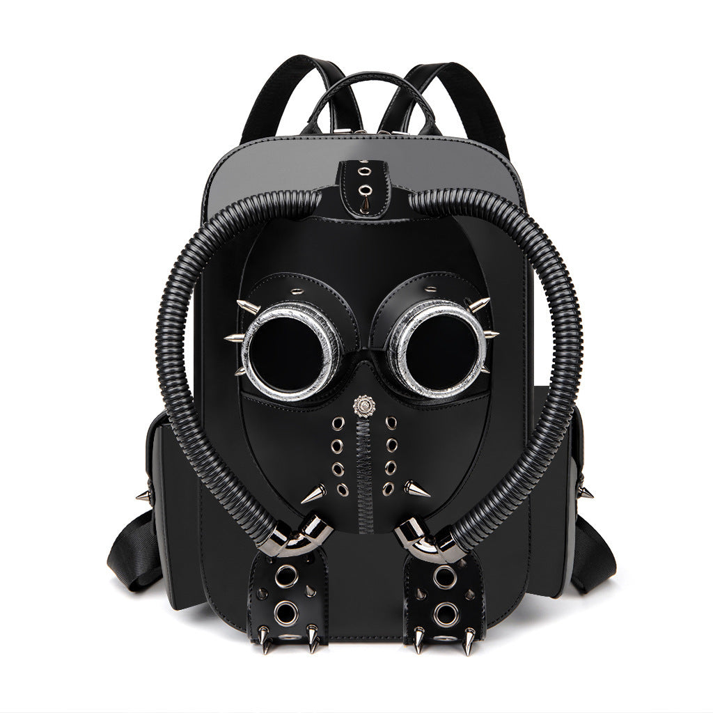 Modischer Halloween-Rucksack mit Totenkopf-Nieten