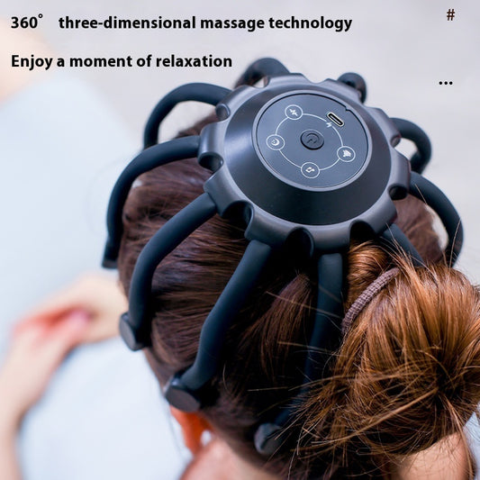 Ten Claw Fish Head Intelligent Massager with Bluetooth