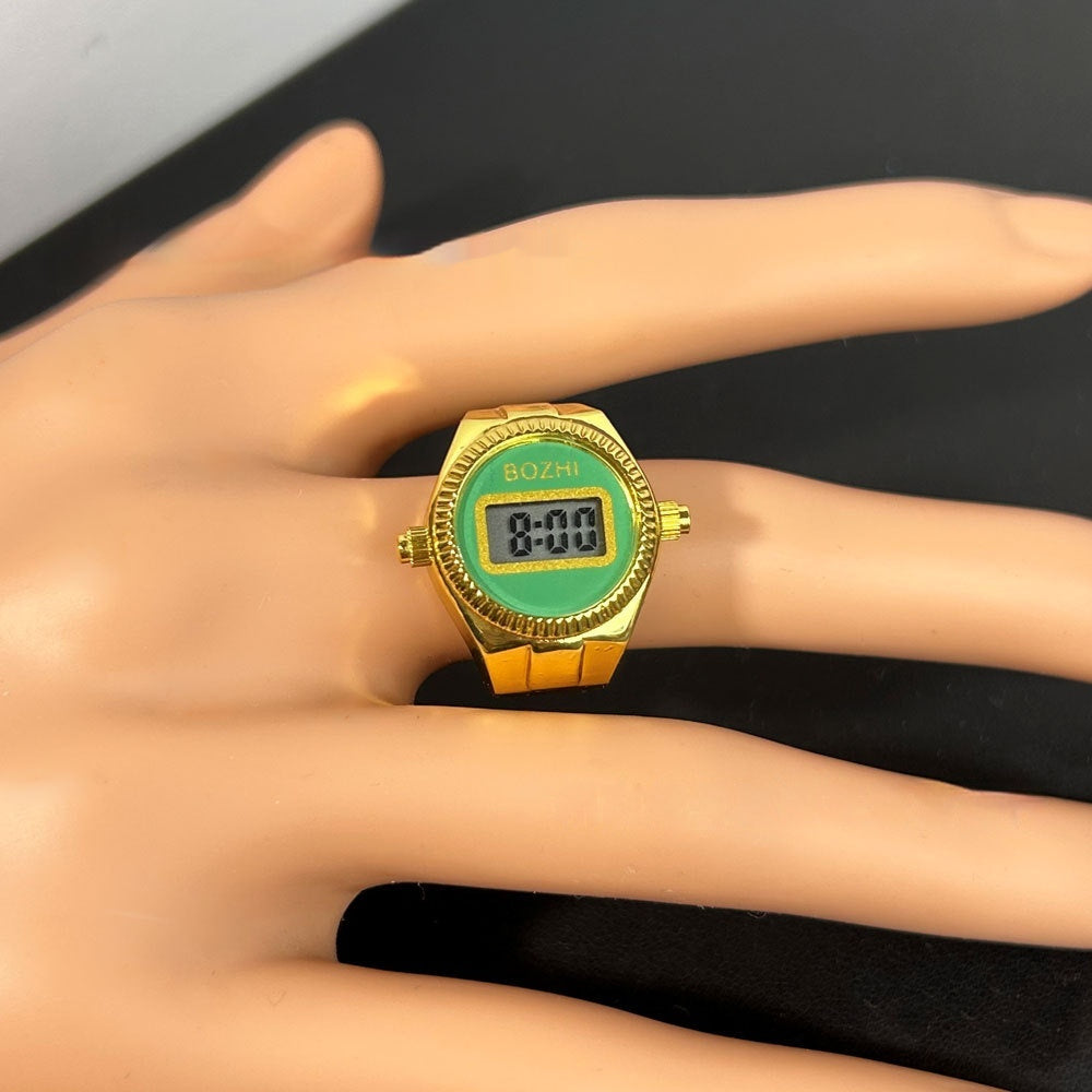 Women's Fashion Digital Display Mini Ring Watch