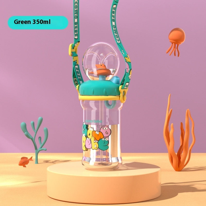 Baby Drinking Water Whale Diving Fountain Water Cup