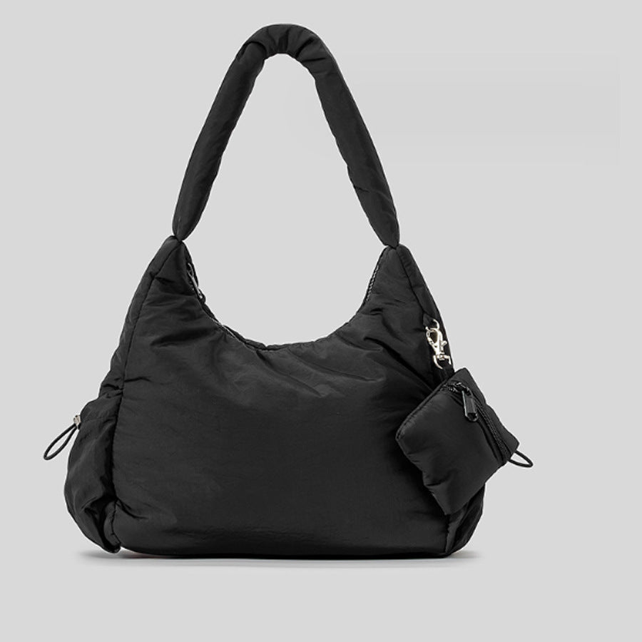 Quilted Commuter Hand-carrying Bag Large Capacity