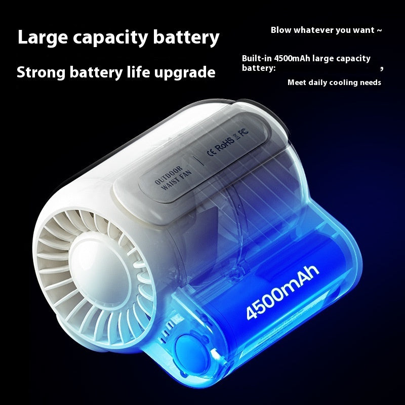 Portable Under Shirt Wear Large Wind Usb Charging Outdoor Summer Cooling Portable Small Air Fan