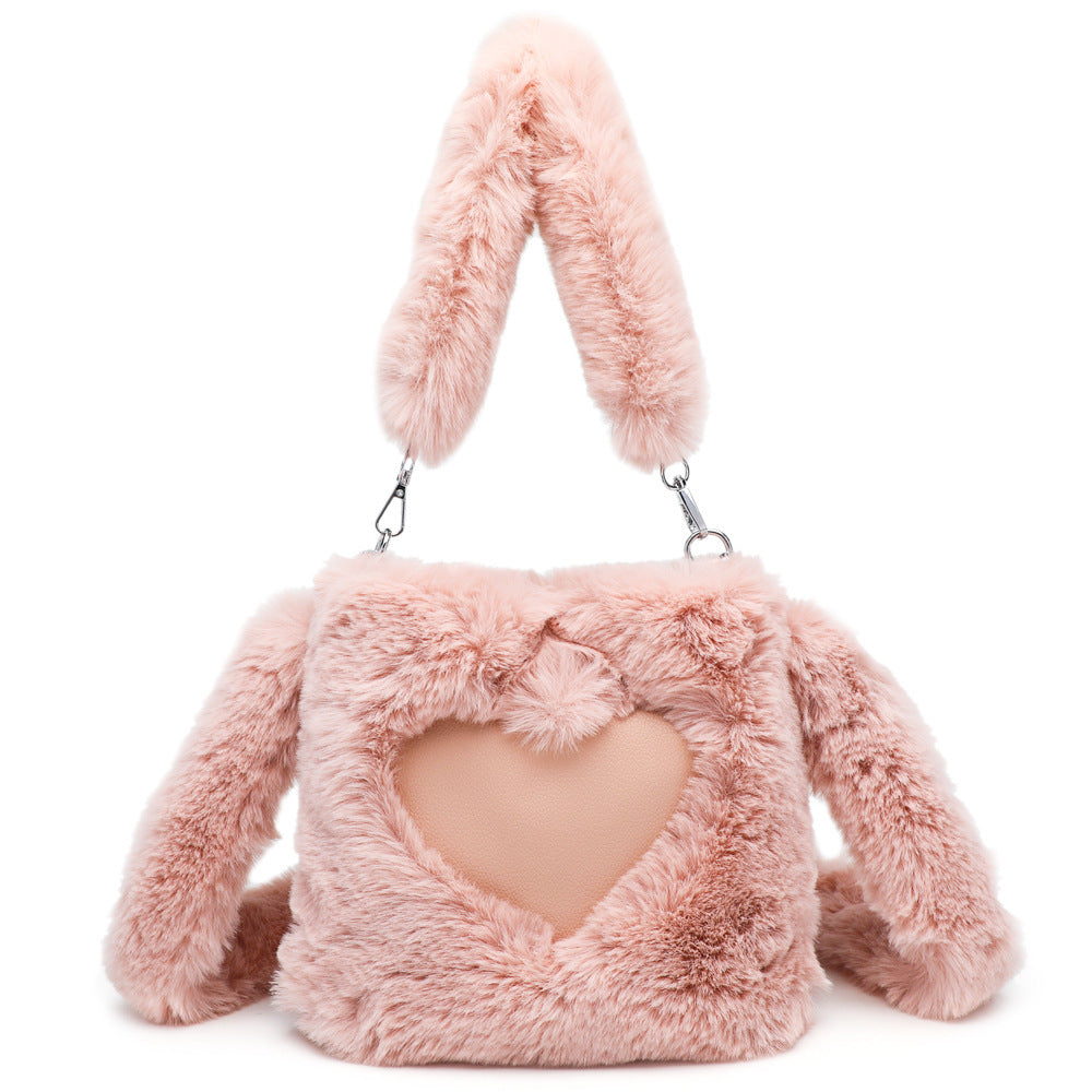 Women Fluffy Shoulder Bag Top-handle Bag