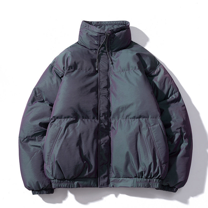 Men's Plus Size Cotton Stand Collar Jacket