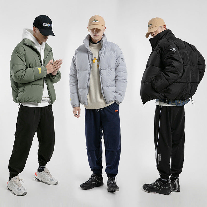 Men's Stand Collar Padded puffer Jacket