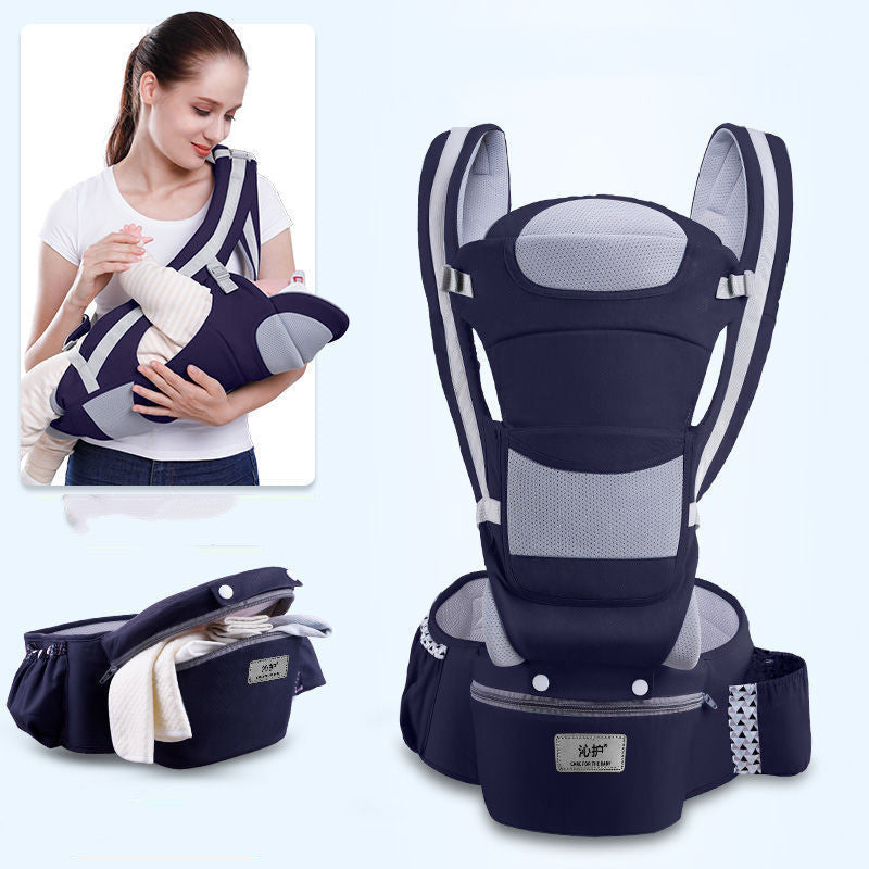 Infant Baby Hipseat Carrier 3 In 1 Front Facing Ergonomic Kangaroo Baby Wrap Sling