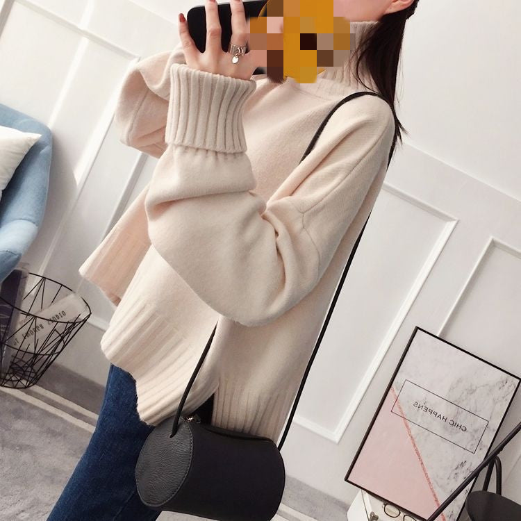 Turtleneck Sweater Women Pullover Fashion Thickening