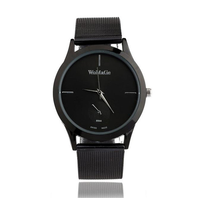 Mode Legierung Gürtel Mesh Minimalistischen Stil relogio feminino saat Uhr für frauen