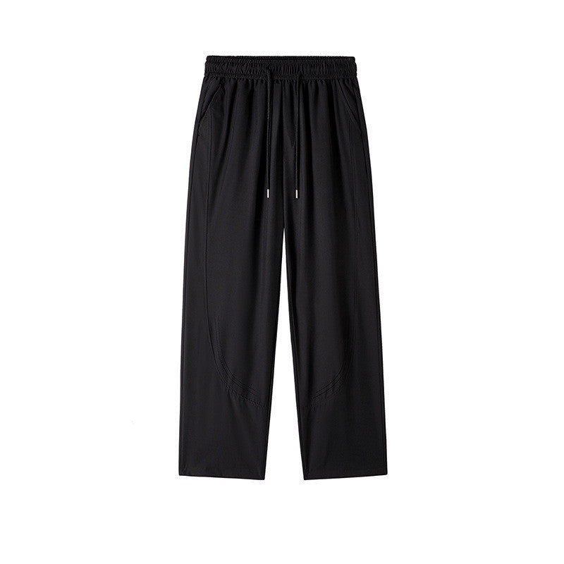 Men's Summer Thin Ice Silk Casual Pants