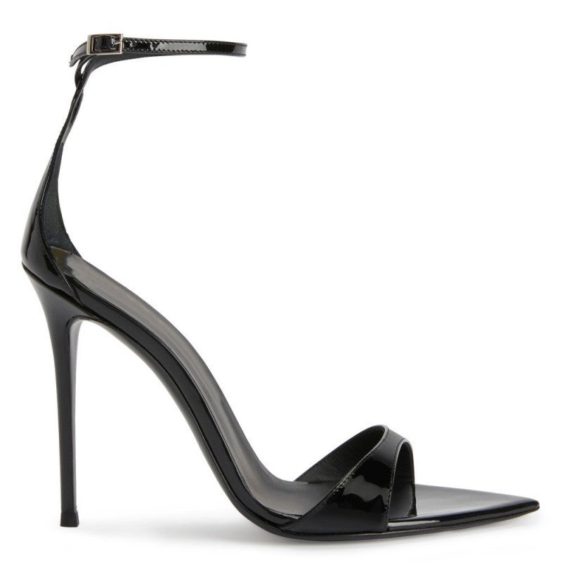 Pointed Toe Open Toe Buckle Stiletto Sandals