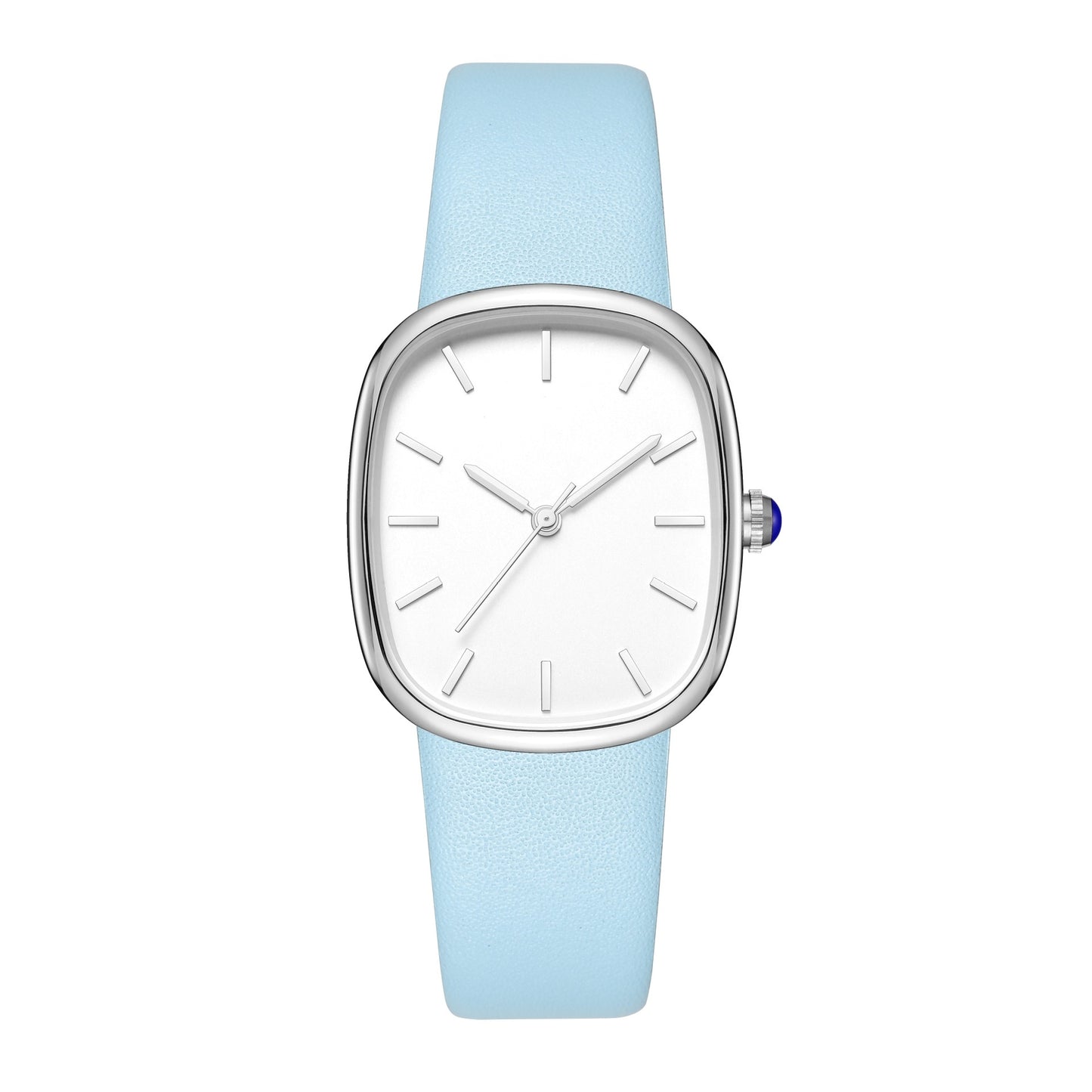 Elegante kleine quadratische Platte Damen neue Quarz Gürteluhr