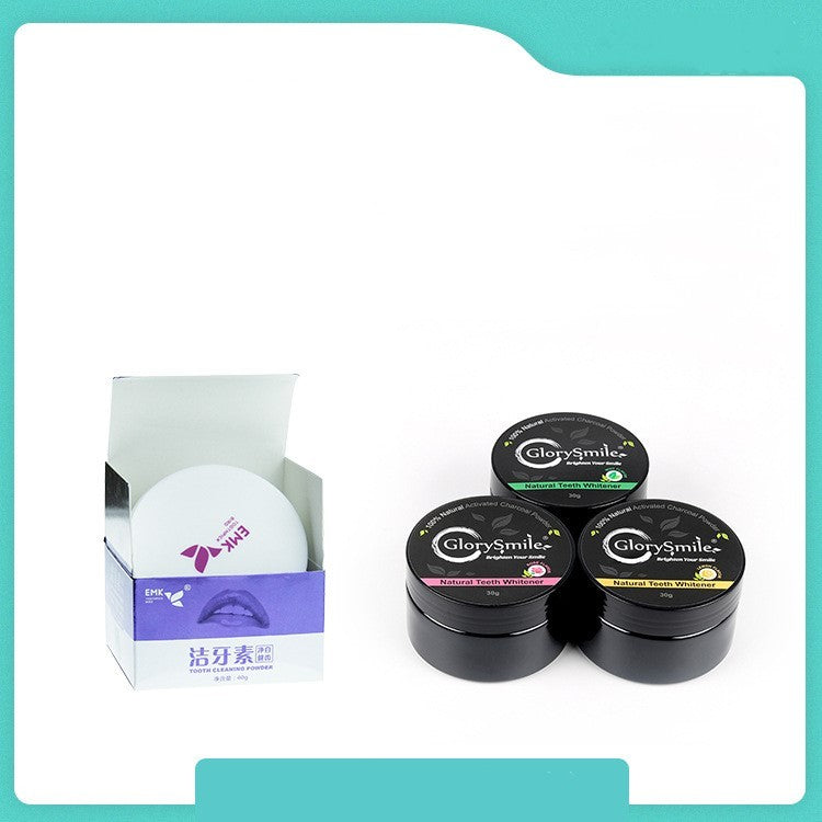 Oral cleansing teeth whitening powder