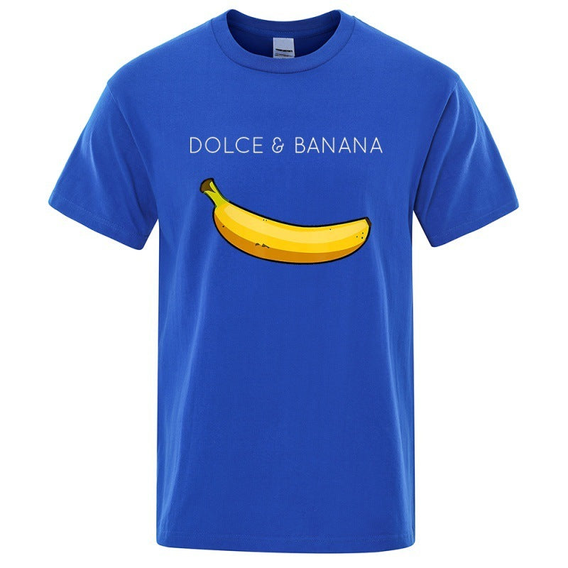 Dolce Banana Fashion Print Men T-shirt