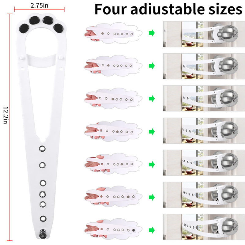 Pet Cat Door Holder Latch Prevents Dogs From Entering
