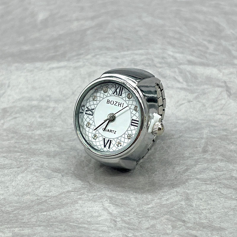 Gold And Silver Shell All-Match Ring Watches