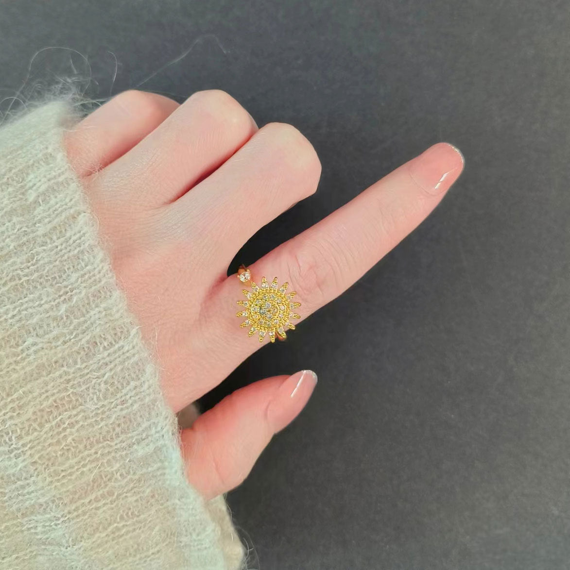 SUNFLOWER Spinning Ring