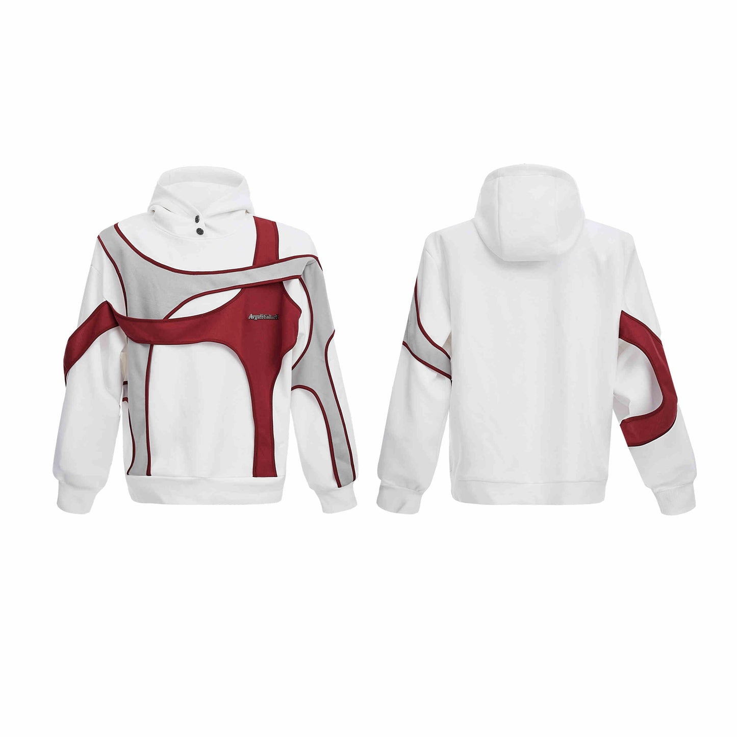 CROSS STICHED HOODIE