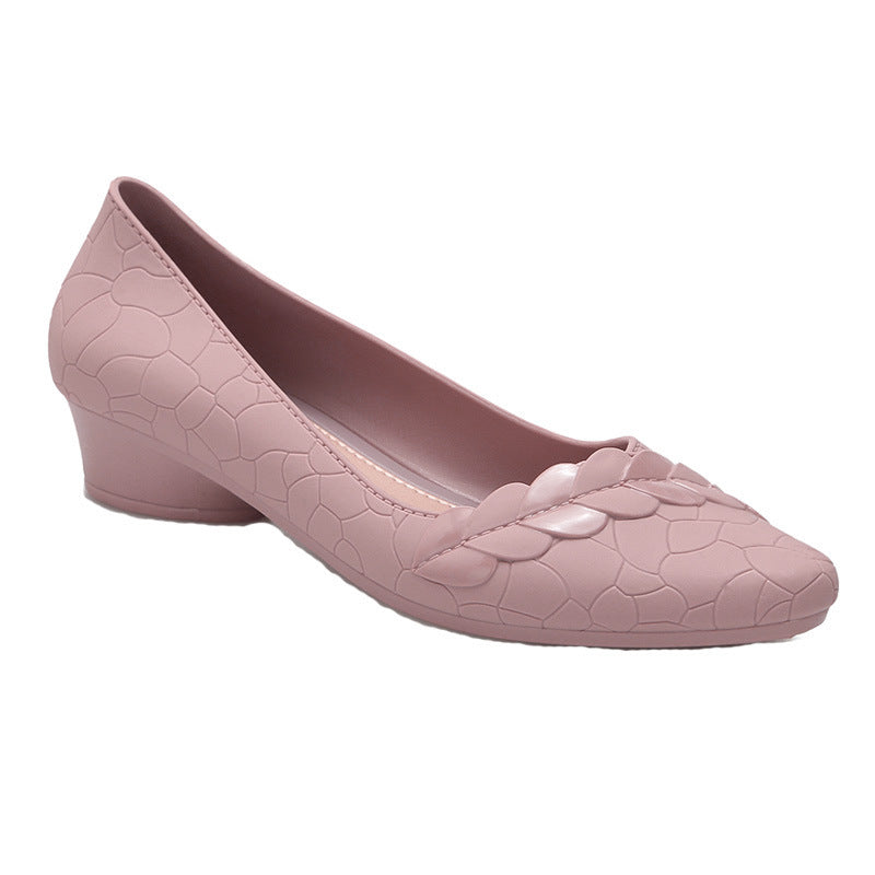 Modeschuhe Damen Low-Cut Mid-Heel Sandalen