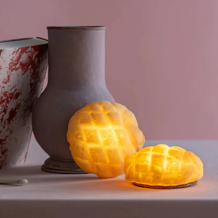 A Yukiko Morita Pampshade Toast, Bread, Croissant & Baguette Lamps