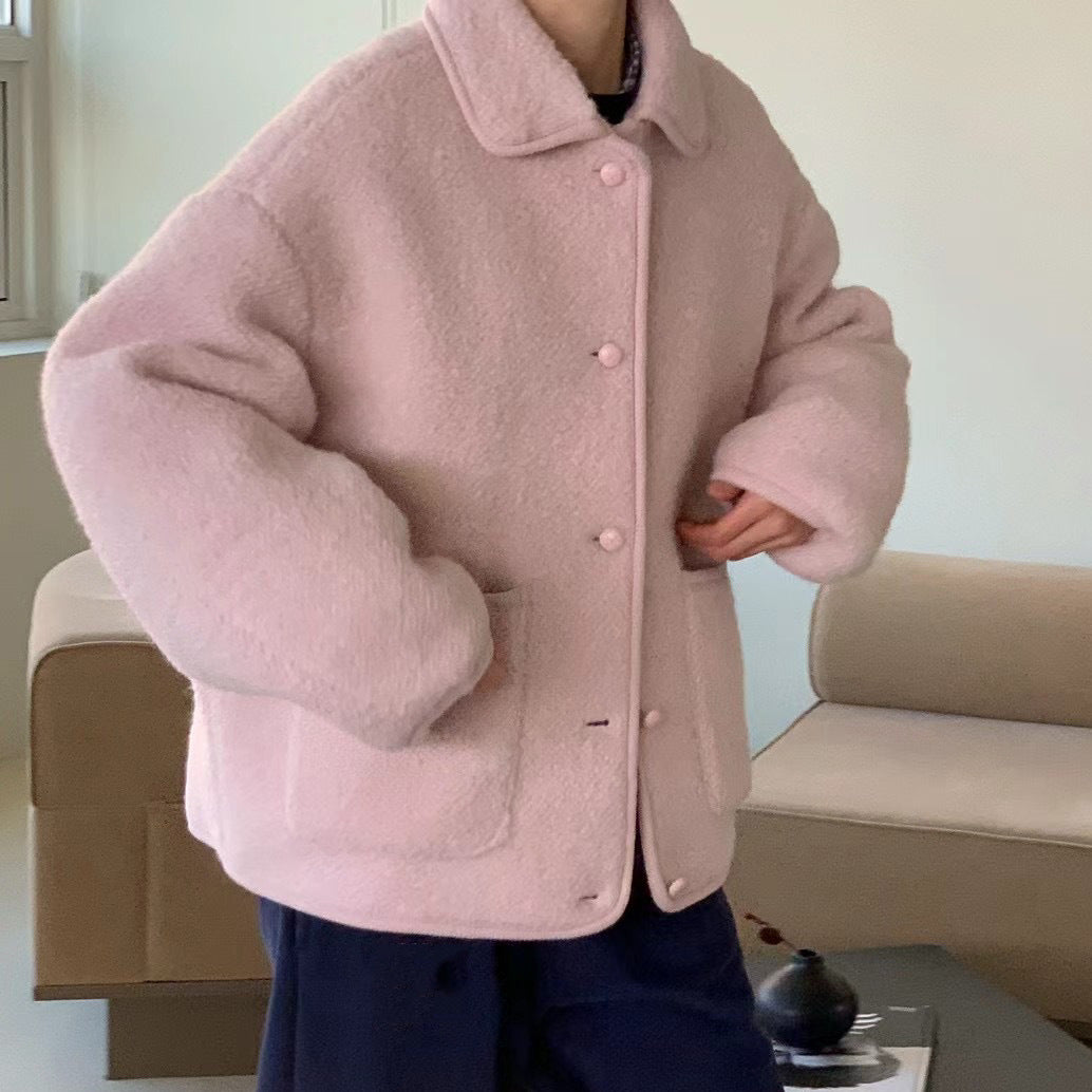 女性のためのかわいいファッション冬コート