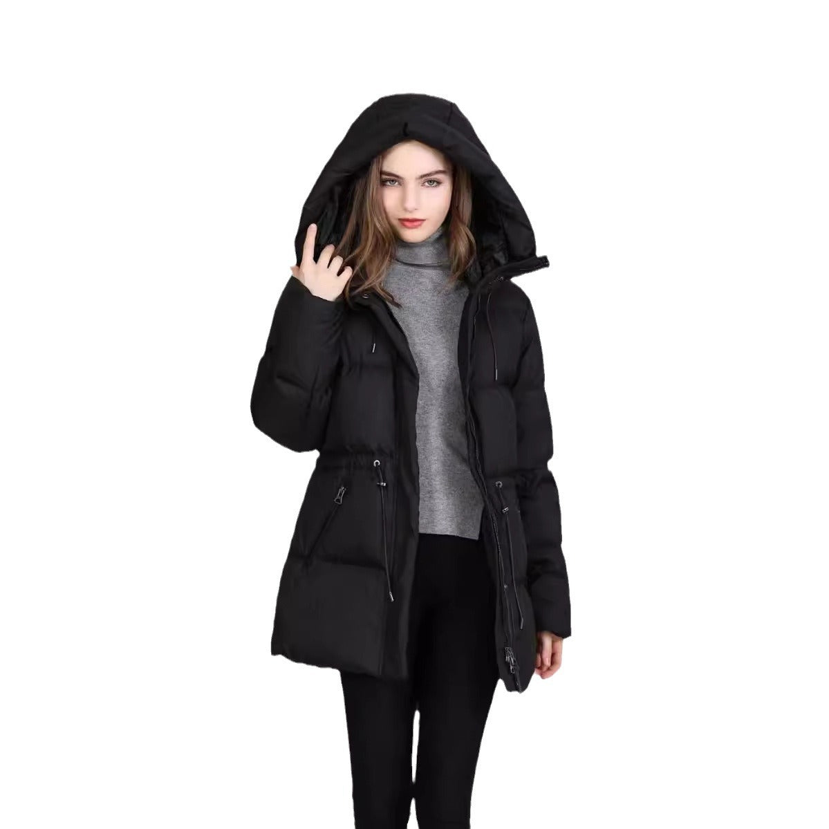 New Velvet Down Cotton-padded Coat For Women