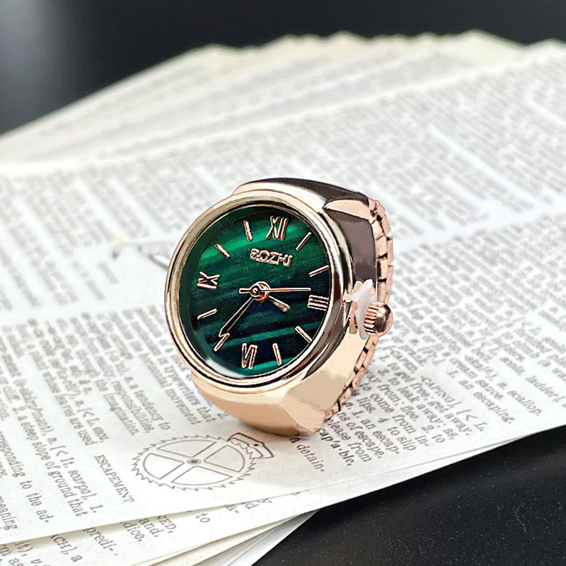 Ring Watch Small Green Advanced Alloy Shell