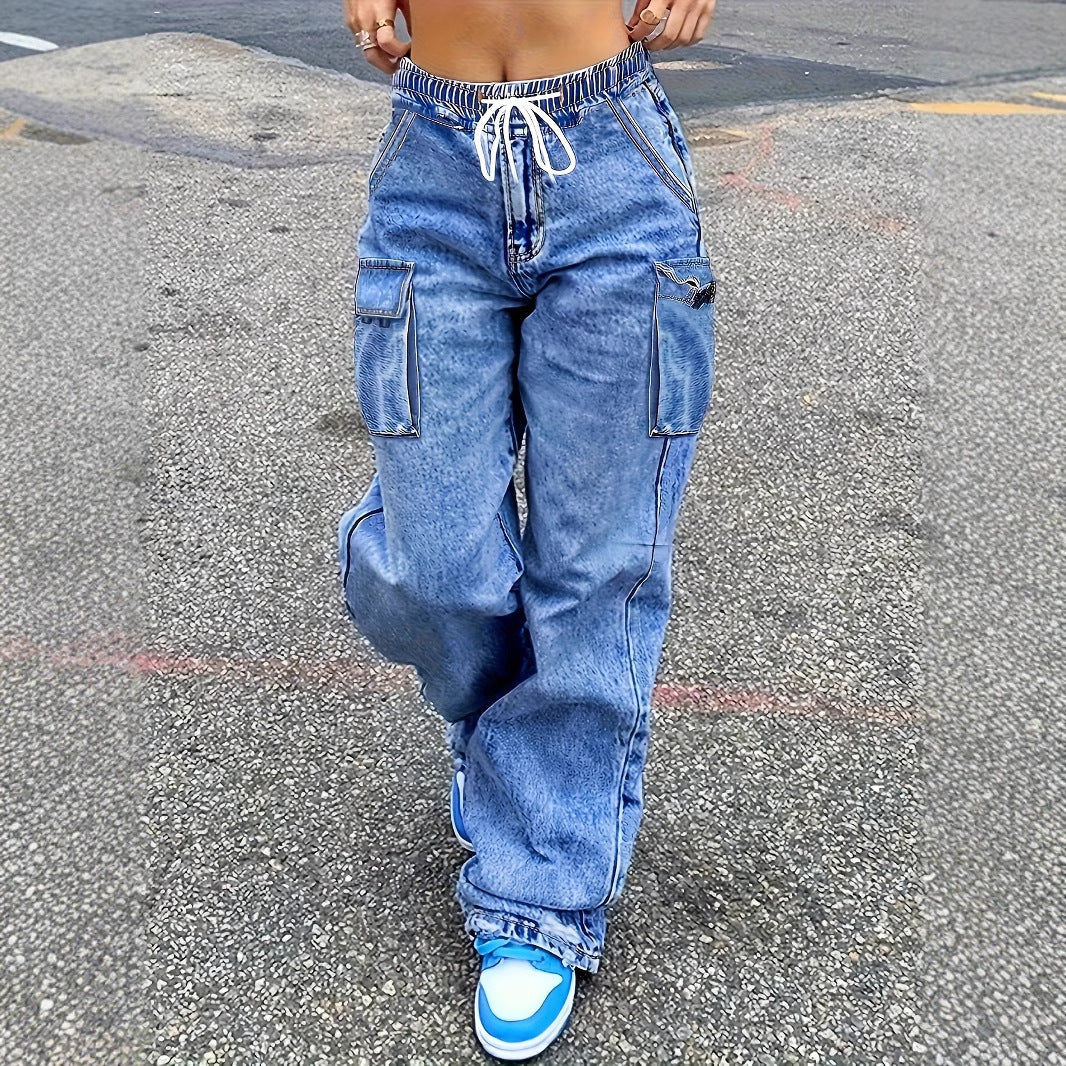 Slimming Loose Retro Jeans