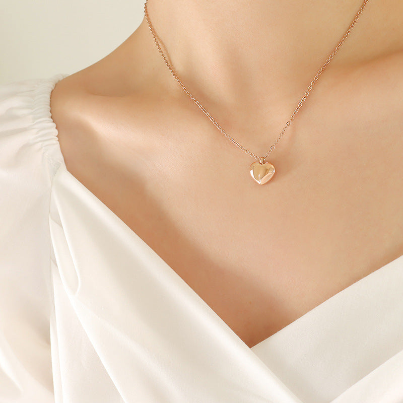 Heart Love 18K Gold Necklace