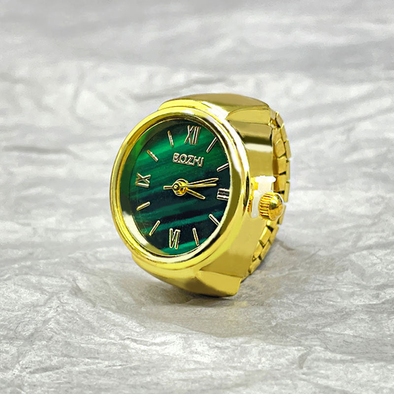 Ring Watch Small Green Advanced Alloy Shell