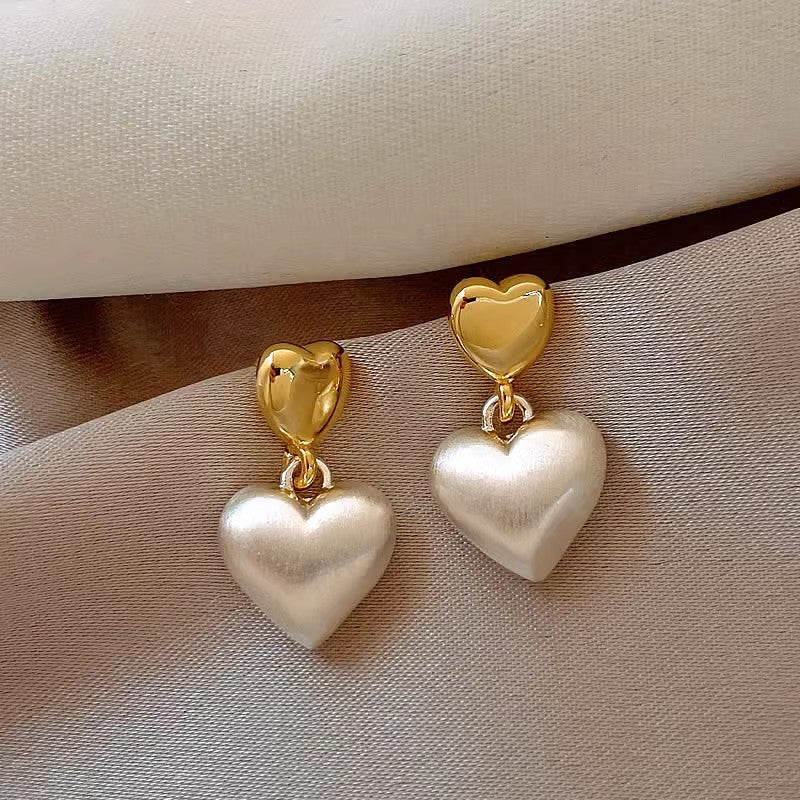 Double Love – Mattierte Ohrstecker