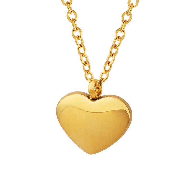 Heart Love 18K Gold Necklace
