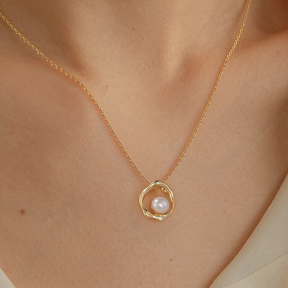 S925スターリングシルバーネックレスニッチデザイン