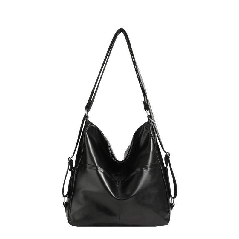 Korean Style Versatile Ins Retro Women's two functional Backpack & Shoulder Bag