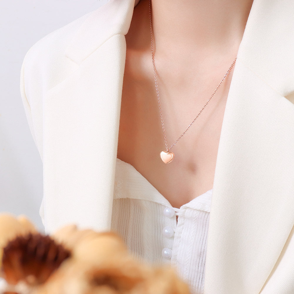 Heart Love 18K Gold Necklace