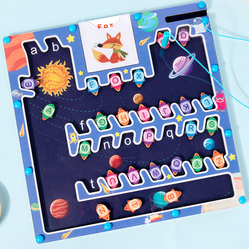 Pädagogisches magnetisches Labyrinth Montessori-Spielzeug für die Früherziehung