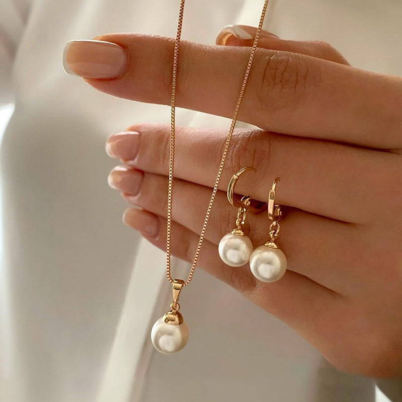 Women's High-grade Earrings Jewelry Suit