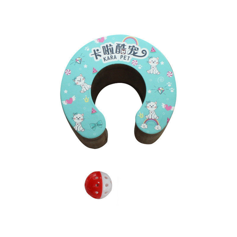 Organ Corrugated Paper Wear-resistant Non-flaking Foldable Cat Scratching Board