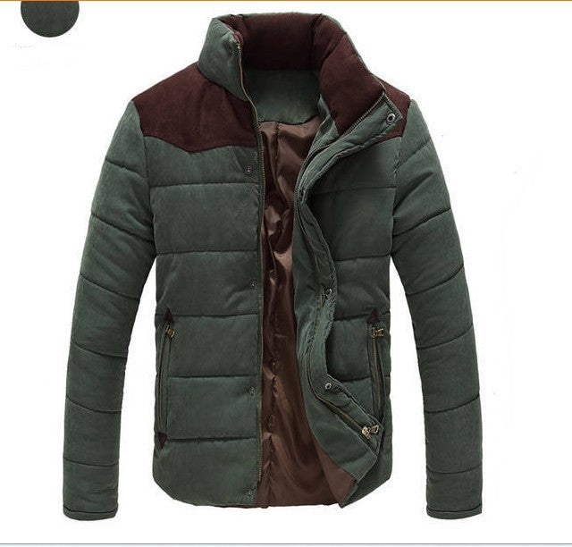Warm Causal Parkas Male Outerwear Windbreak Jacket