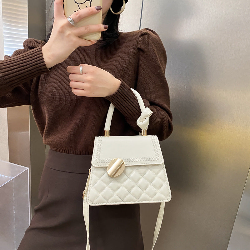 Special-interest Design Handbag Texture Crossbody Bag