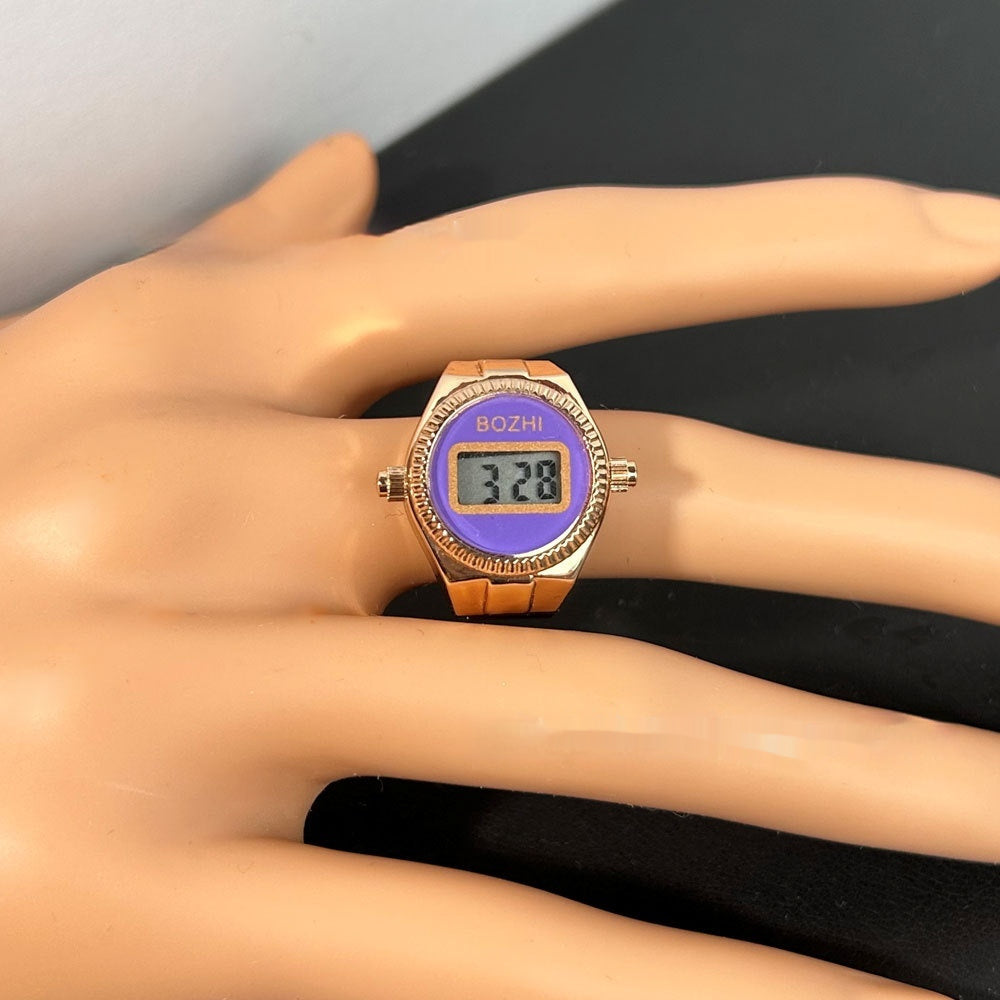 Women's Fashion Digital Display Mini Ring Watch