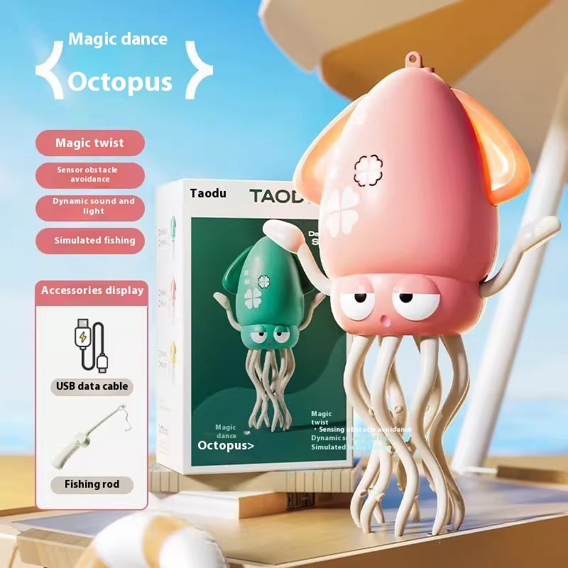 Octopus Automatic Sensing Obstacle Avoidance DancingToy