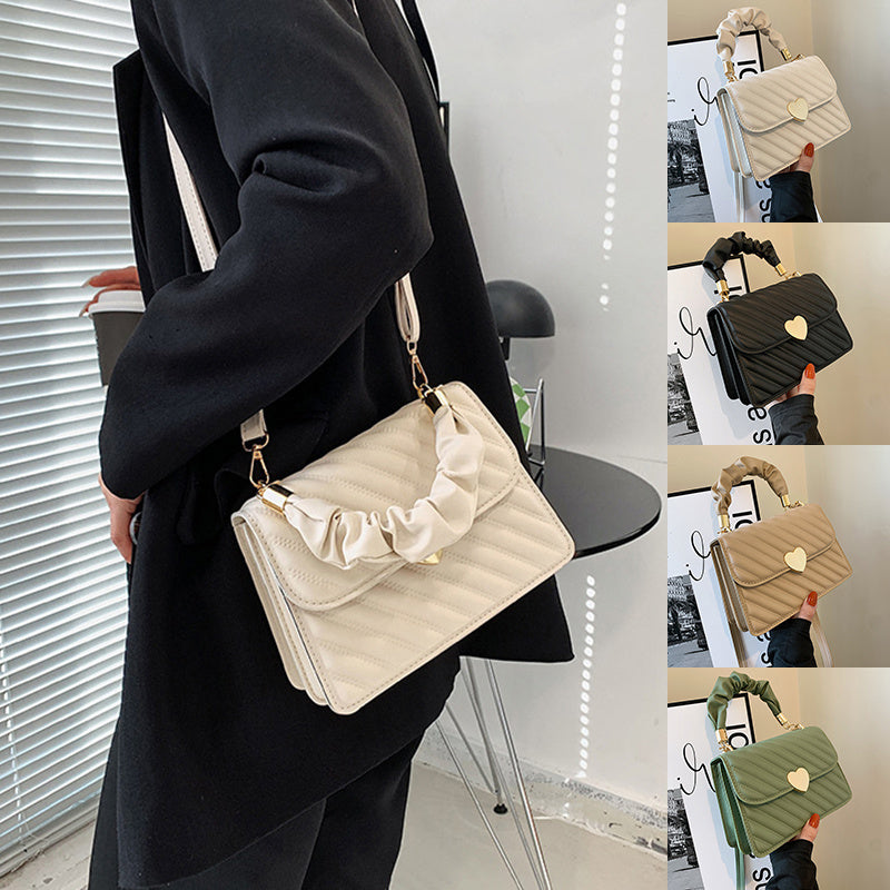 Modische Umhängetasche mit Kette und Love-Metall-Design