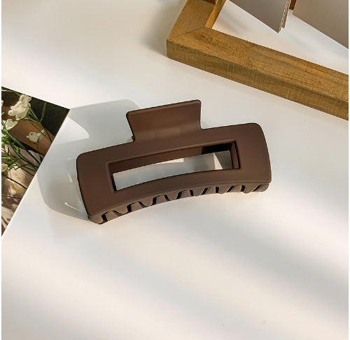 Women's Simple And Versatile Solid Color Hair Claw