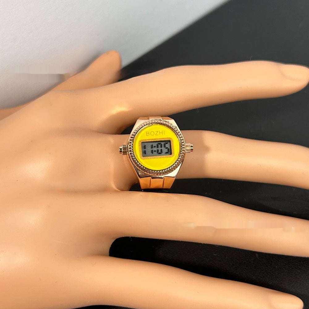 Women's Fashion Digital Display Mini Ring Watch